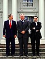 Göran Persson and Romano Prodi at the EU-US summit in Gothenburg, Sweden, June 14, 2001