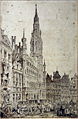 Hotel de Ville, Brussels, 1833