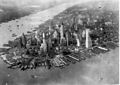 Aerial view of Manhattan in 1931