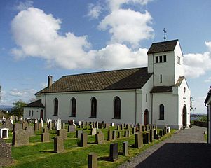 Norsk bokmål: Herdla kirke, Askøy English: Herdla church, Askøy