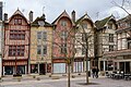 Exemple de maisons à pans de bois.