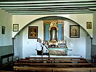 Interior de la ermita antes de la restauración