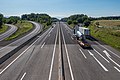 Junction Voralpenkreuz, motorway Innkreisautobahn A 8 merges into Pyhrnautobahn A 9