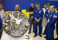 Crew receive instruction on the docking mechanism for MRM1