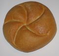 Polish "kajzerka" bread roll
