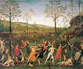 Pietro Perugino, Battaglia tra Vizi e Virtù