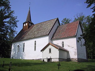 English: Veøy church