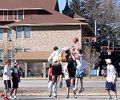 Playground basketball game