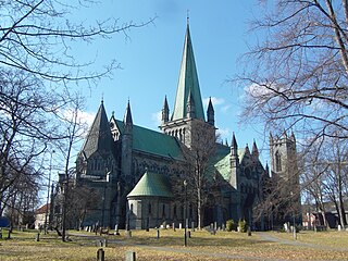 English: Nidaros cathedral today