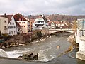 Ortsansicht (der Fluss Birs in der Ortschaft Laufen)