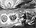 Ezekiel's "chariot vision" of Ezekiel 1, by Matthaeus Merian (1593-1650)