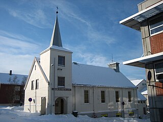 Norsk bokmål: Metodistkirken i Hammerfest English: Methodist Church in Hammerfest