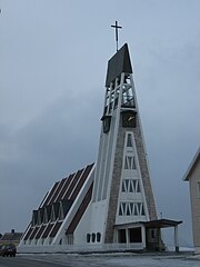 Norsk bokmål: Hammerfest kirke English: Hammerfest Church