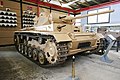 Deutsch: Eine Ausf. M mit alter Scheinwerfer-Konstellation im Panzermuseum Munster English: Ausf. M (Sd.Kfz. 141/1) on display at the Panzermuseum Munster, Germany