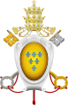 Coat of arms of Pope Paul III Farnese (Baroque style representation).svg