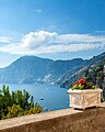 View towards Positano from Via Masa