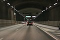 Motorway-tunnel in Stockholm in Sweden