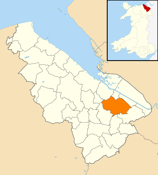 File:2024 Wales Flintshire Community Hawarden map.svg