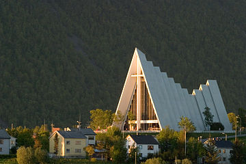 English: Tromsdalen church «Arctic cathedral»