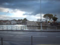 view on Petit-Bayonne at the confluence of the river Nive and the river Adour