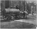 Street-cleaning wagon, St. Louis, Missouri, USA