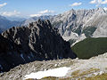 Blick auf die von Innsbruck abgewandte Seite des Hafelekar