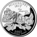 Reverse design of state's quarter-dollar coin, released in 2002