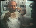 1969 - Buzz Aldrin on Apollo TV camera