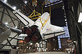 Atlantis lifted inside the VAB