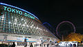 Tokyo Dome at night