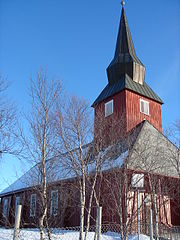 English: Kautokeino church