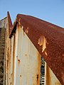 Rusted stair railings