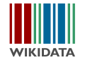 Wikidata transparent logo with text (SVG, [en] English, Archi38 variant)