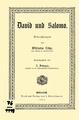 David und Salomo