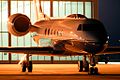 fuselage closeup, night