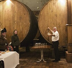 Cider drinking in the Basque Country