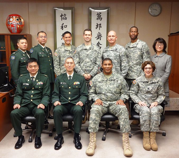 File:Brig. Gen. Sargent conducts staff visit to Japan.jpg