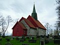 Skiptvet church seen from the north-east