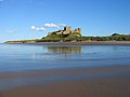 Bamburgh Castle from the beach