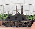 USS Cairo at Vicksburg, Mississippi.