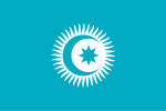 Pan-Turkic flag (details)