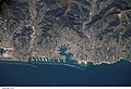 Porto antico di Genova, a view from ISS