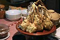 Ketupat, a traditional rice cake from south east asia