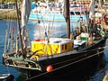 Le Corentin, trois-mâts lougre français, au port de Concarneau