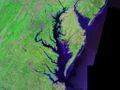 Chesapeake Bay Landsat photo