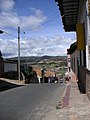 Street of Tunja, Colombia