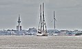 Avontuur approaching Bremerhaven