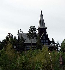 Norsk bokmål: Holmenkollen kapell - 2005 English: Holmenkollen chapel - 2005