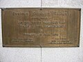 The plaque unveiled by State Premier Neville Wran upon the opening of the Eastern Suburbs line in 1979.