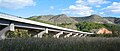 Detalle del puente nuevo sobre la vega del Turia frente a Torrebaja (Valencia), correspondiente a la CN-330.